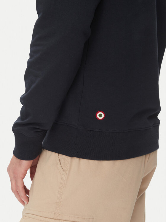 Aeronautica Militare Aeronautica Militare Majica dugih rukava 251FE2005F459 Tamnoplava Regular Fit
