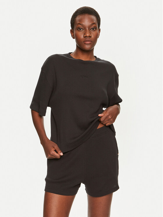 Boss Pigiama Betty 50520249 Nero Relaxed Fit, taglia : S
