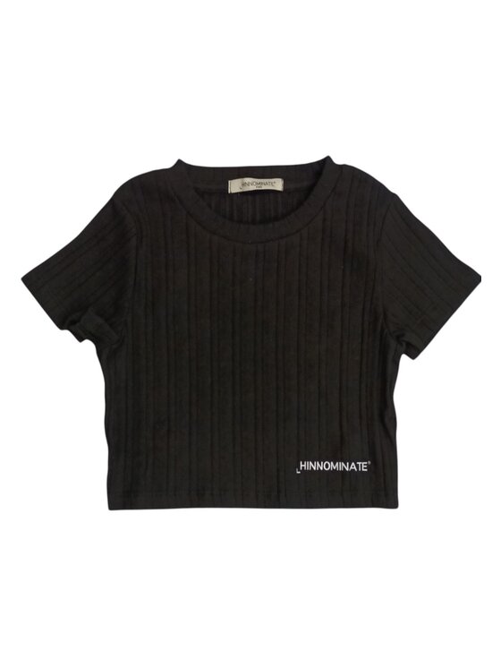 Hinnominate Hinnominate T-shirt q-bab-69109 Nero Regular Fit