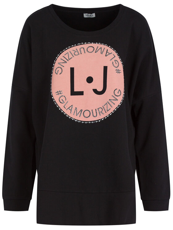 Liu Jo Liu Jo Sweatshirt Chiusa W69126 F0726 Noir Oversize