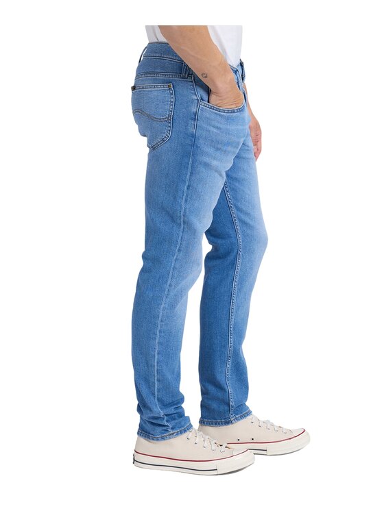 Lee Lee Jeansy 112386454 Niebieski Slim Fit
