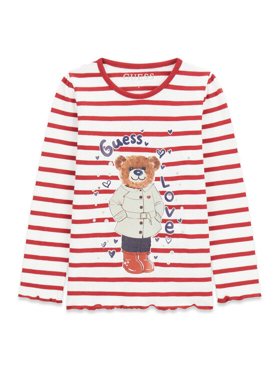 Guess Guess Palaidinė K6BI13 K5840 Balta Regular Fit