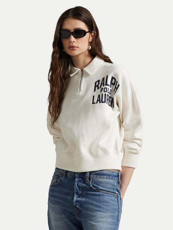 Polo Ralph Lauren Polo Ralph Lauren Mikina 211971753002 Bílá Relaxed Fit