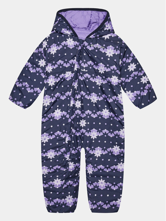 Columbia Columbia Kombinezon zimowy Powder Lite™ Reversible Bunting Granatowy Regular Fit
