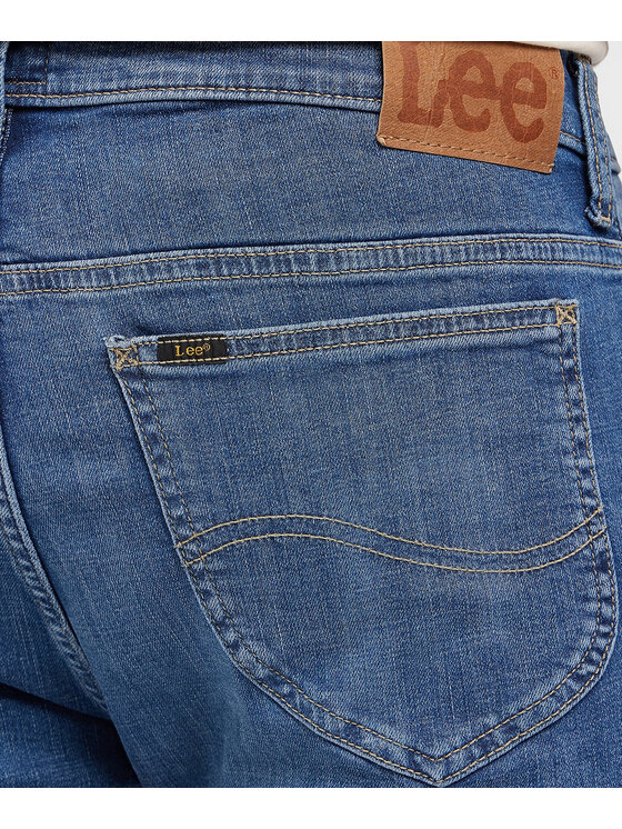 Lee Lee Jeansy Rider Niebieski Slim Fit
