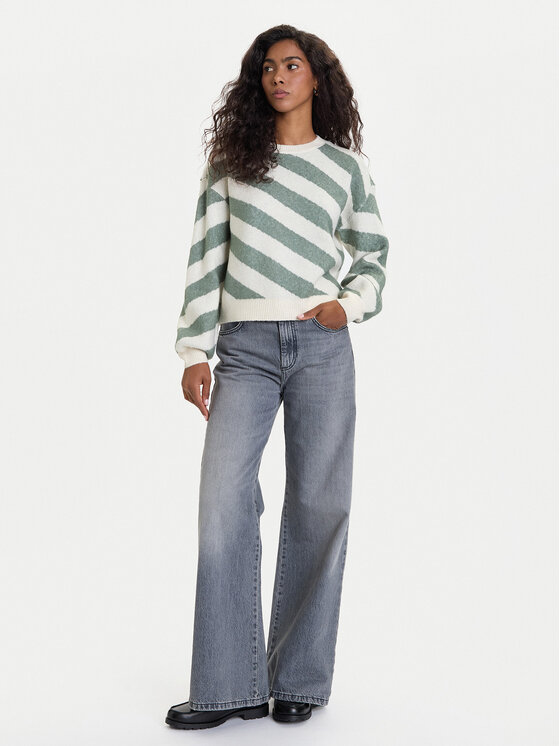 Vero Moda Vero Moda Sweter Lara 10310862 Beżowy Regular Fit