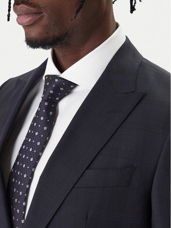 BOSS BOSS Costum H-Huge 50557259 Bleumarin Slim Fit