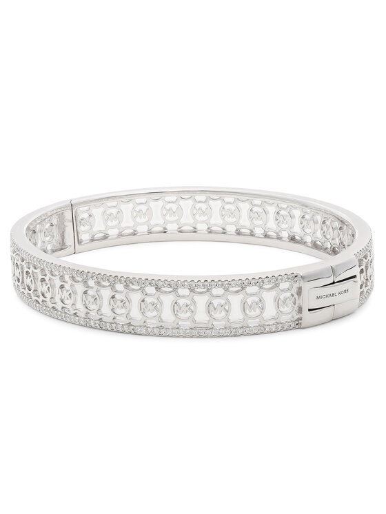 Michael Kors Michael Kors Βραχιόλι Mnogrm Opn Bngle MKC1475AN040 Ασημί