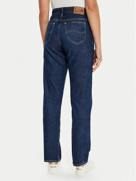 Lee Lee Дънки Rider Classic 112346335 Тъмносин Straight Fit