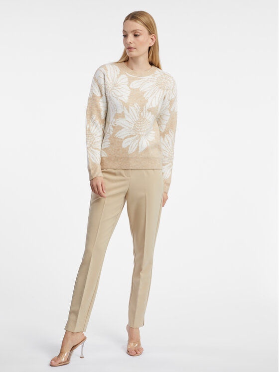 Orsay Orsay Sweter 507508082000__L Biały Regular Fit