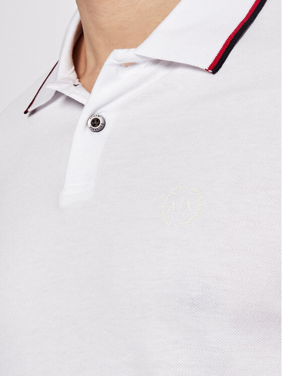 Armani Exchange Armani Exchange Polo 8NZF75 Z8M5Z 1100 Bianco Regular Fit