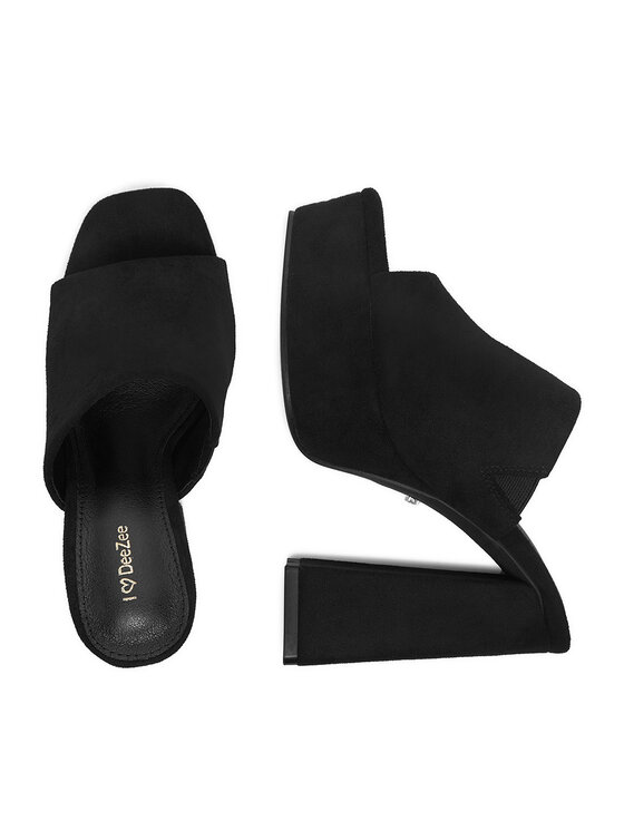 DeeZee DeeZee Pantoletten F7979-1 Schwarz