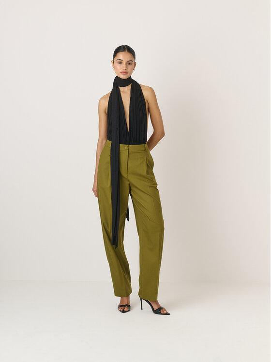 La Mania La Mania Pantaloni da tuta COLIN Verde Classic Fit