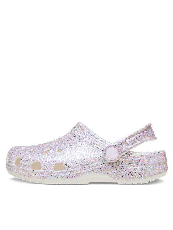 Crocs Crocs Iešļūcenes Classic Fantasy Glitter Clog K 212561 Balts