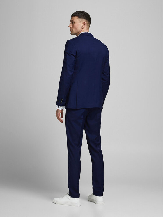 Jack & Jones Jack & Jones Öltöny Franco 12181339 Sötétkék Super Slim Fit
