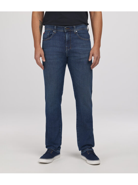 Lee Cooper Lee Cooper Jeansy JEANS M LC7504 7820 BRUSHED Niebieski Tapered Fit
