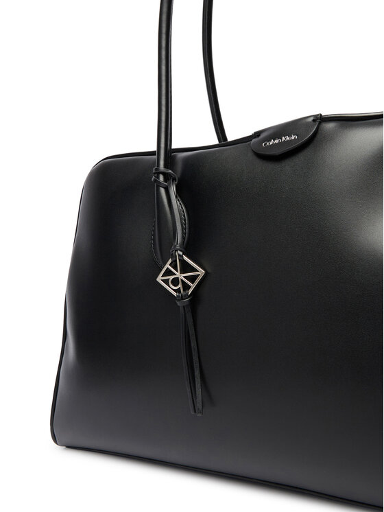 Calvin Klein Calvin Klein Дамска чанта Emblem Trio Large Work Bag LV04F3368G Черен