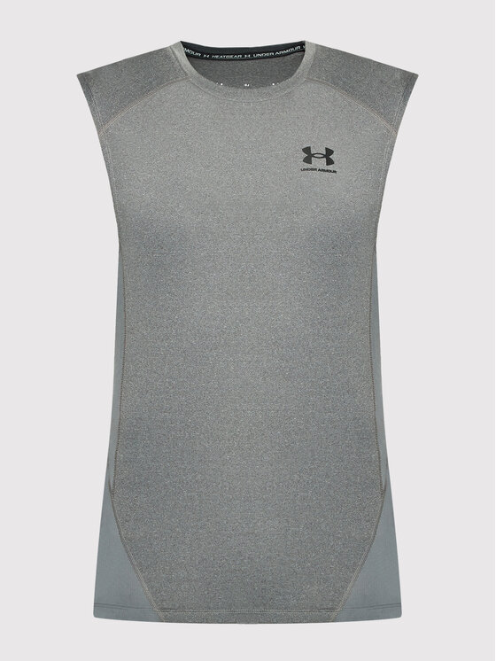 Under Armour Under Armour Majica brez rokavov HeatGear® 1361522 Siva Slim Fit