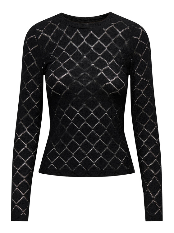 JDY Bluza 15303660 Črna Regular Fit