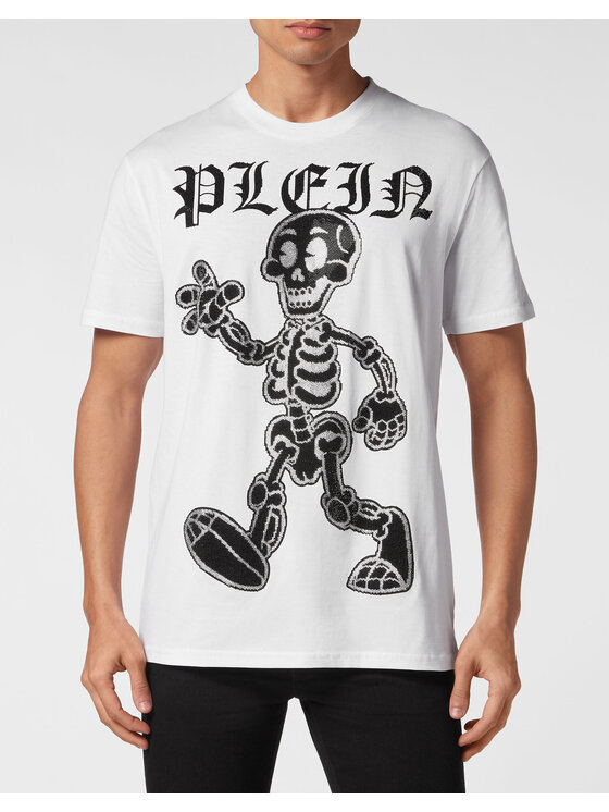 PHILIPP PLEIN PHILIPP PLEIN T-Shirt 15131 Biały Regular Fit