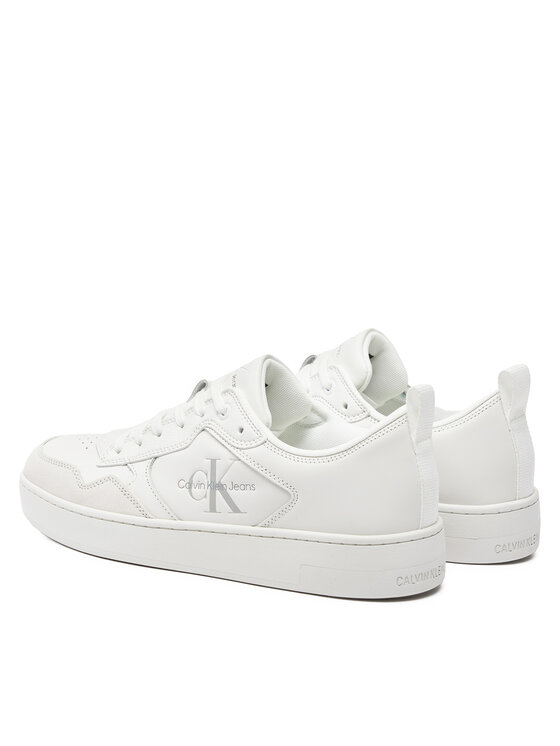 Calvin Klein Jeans Calvin Klein Jeans Αθλητικά Basket Cupsole Low Lth Ml YM0YM00574 Λευκό