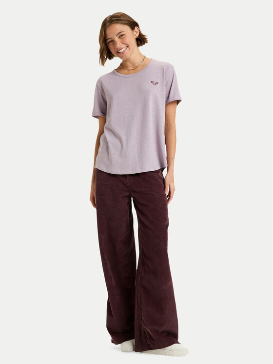 Roxy Roxy T-Shirt Oceanwave Regular Emby ERJZT06030 Violett Regular Fit
