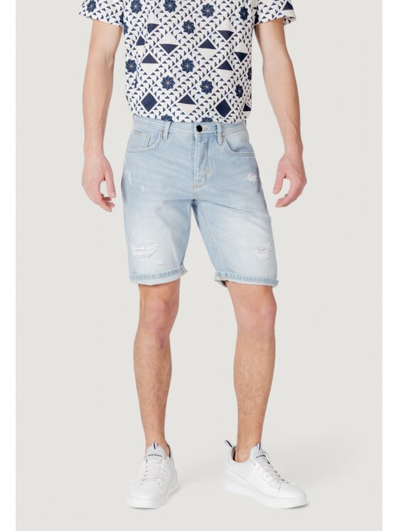 Kąpielówki, rozmiar W33, Niebieskie, ARGON SLIM FIT
