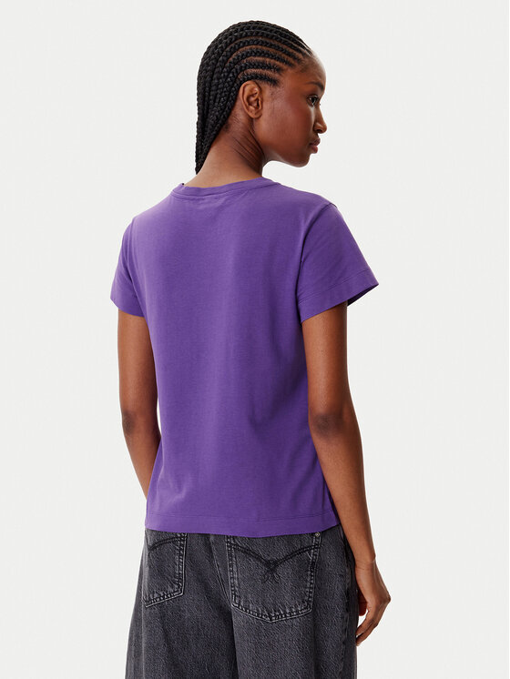 PINKO PINKO Tricou Basico 100373 A2RE Violet Regular Fit