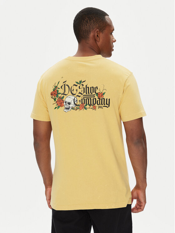DC DC Póló ADYZT05460 Sárga Regular Fit
