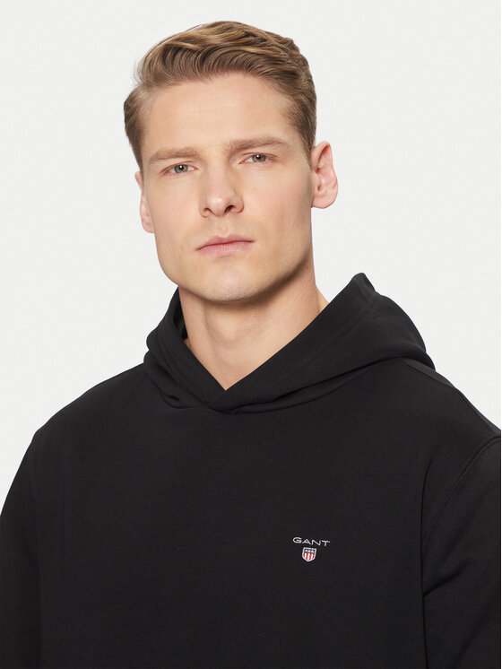 Gant Gant Μπλούζα Original Shield 2014016 Μαύρο Regular Fit