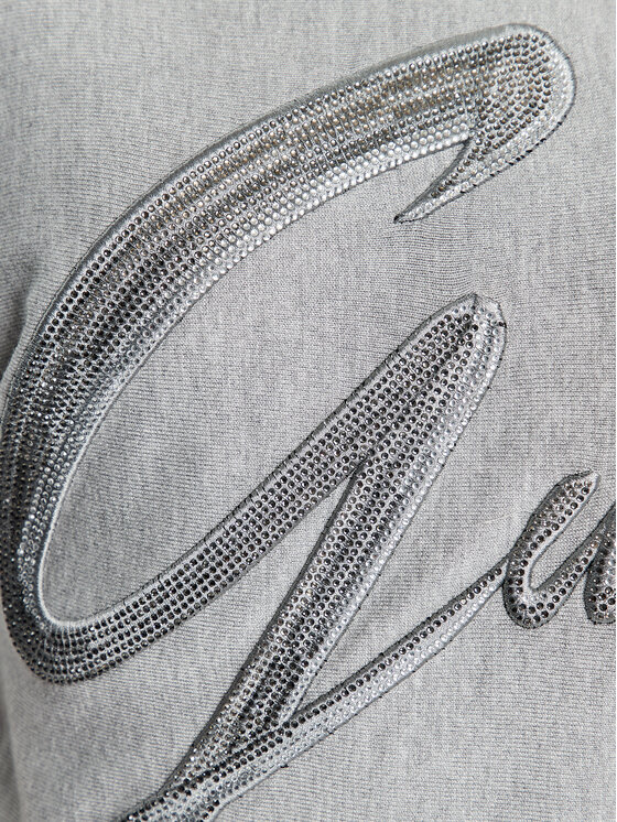 Guess Guess Džemperis W3BR25 Z2NQ2 Pelēks Regular Fit