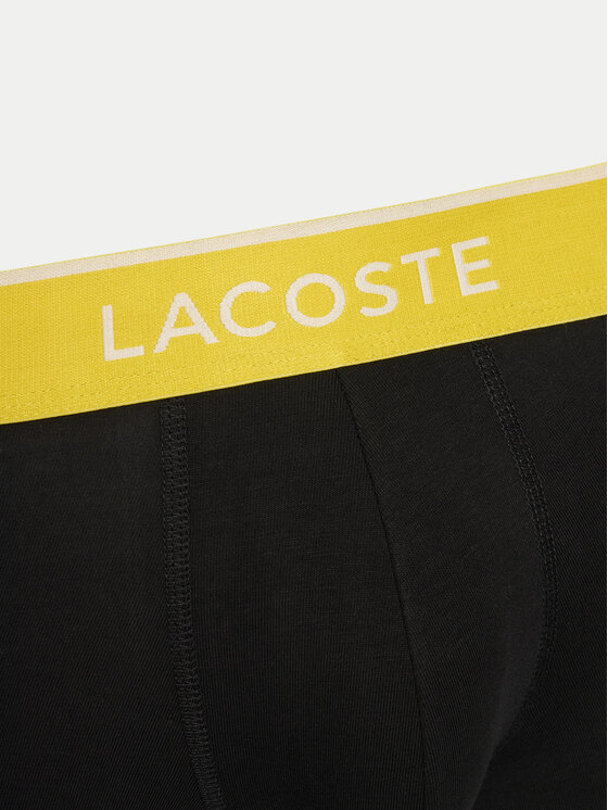 Lacoste Lacoste Set od 3 para bokserica 5H1297 Crna