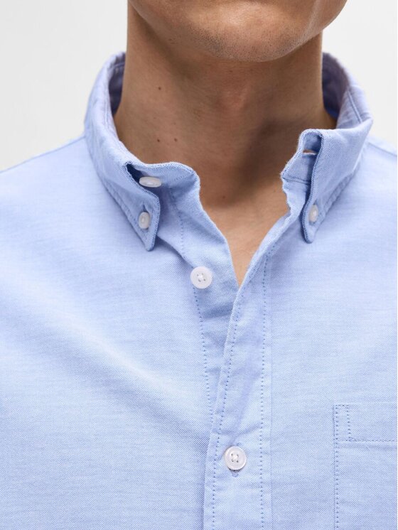 Selected Selected Camicia 16077359_lightblue Turchese Regular Fit