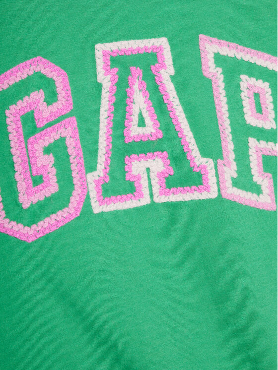 Gap Gap Majica 886009-04 Zelena Regular Fit