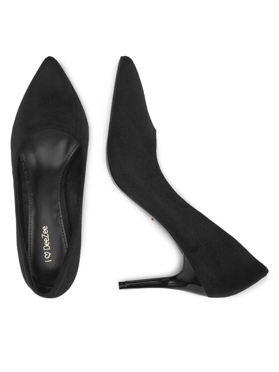 DeeZee DeeZee Pantofi cu toc subțire DZ002 Negru