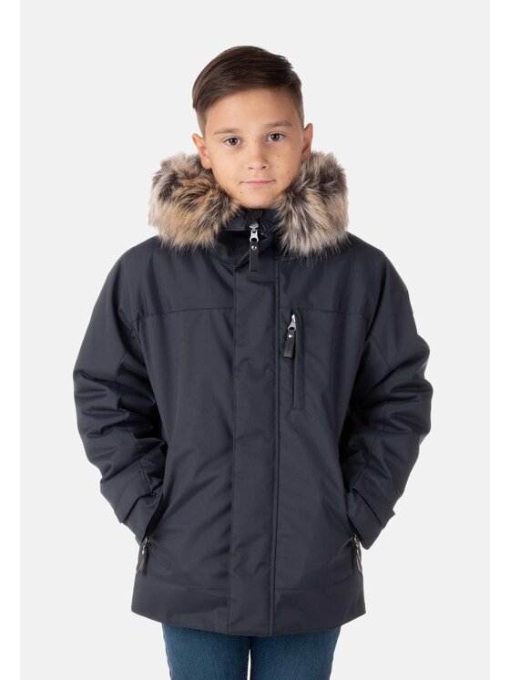Lenne Lenne Kurtka anorak 22366-950 Czarny Basic Fit