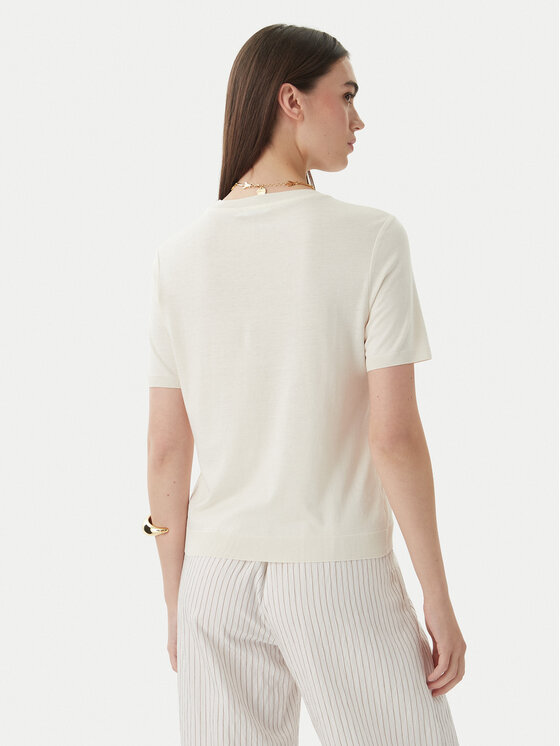 Patrizia Pepe Patrizia Pepe Majica 2M4542/J419-W417 Kremna Regular Fit