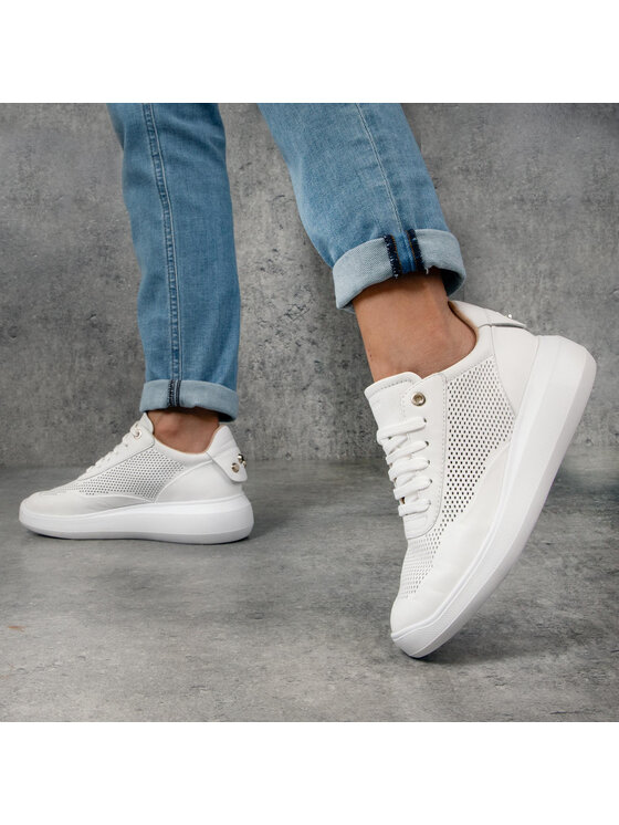 Geox Geox Laisvalaikio batai D Rubidia A D84APA 00085 C1000 Balta