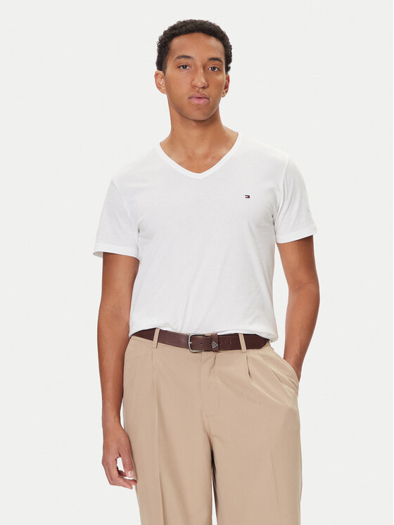 Tommy Hilfiger Tommy Hilfiger 3 marškinėlių komplektas UM0UM03637 Balta Regular Fit