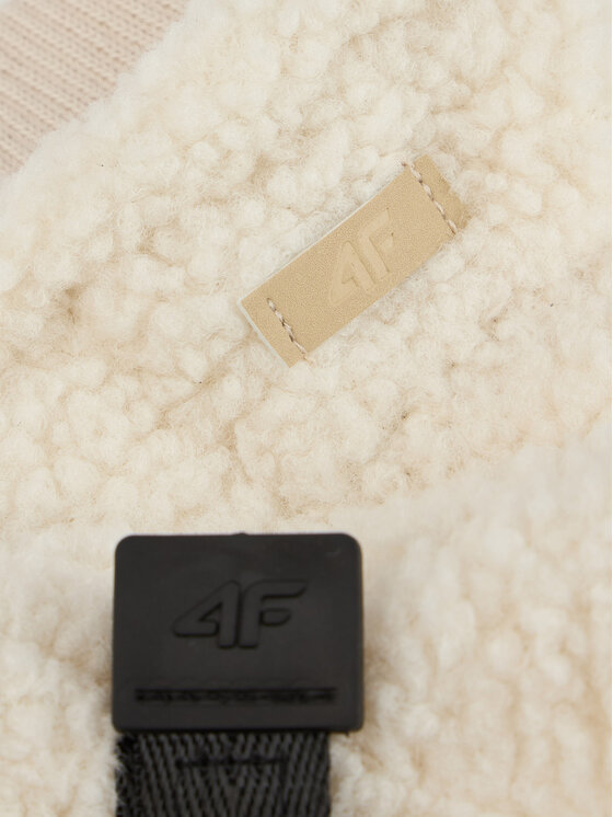 4F 4F Rękawice narciarskie MIDSHOP ACCESSORIES Kremowy