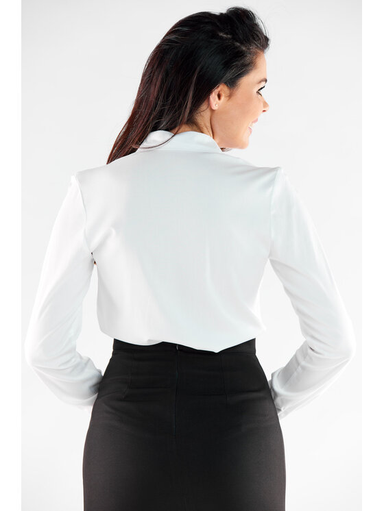 Awama Awama Koszula A526 Biały Basic Fit