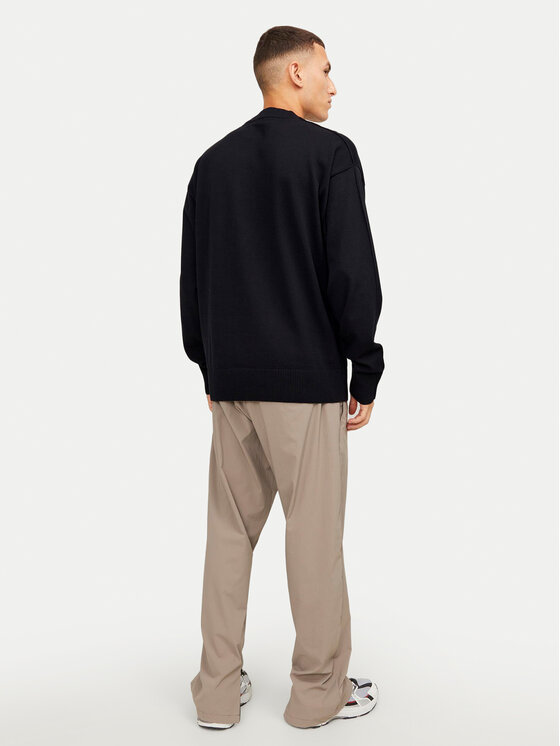 Jack & Jones Jack & Jones Sweter Collective 12251556 Czarny Relaxed Fit