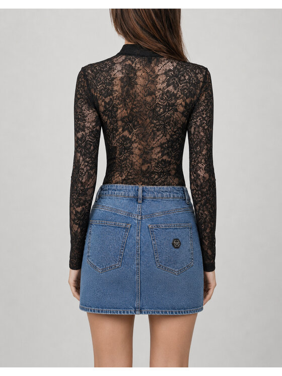 PHILIPP PLEIN PHILIPP PLEIN Body 31045 Černá Skin Tight Fit