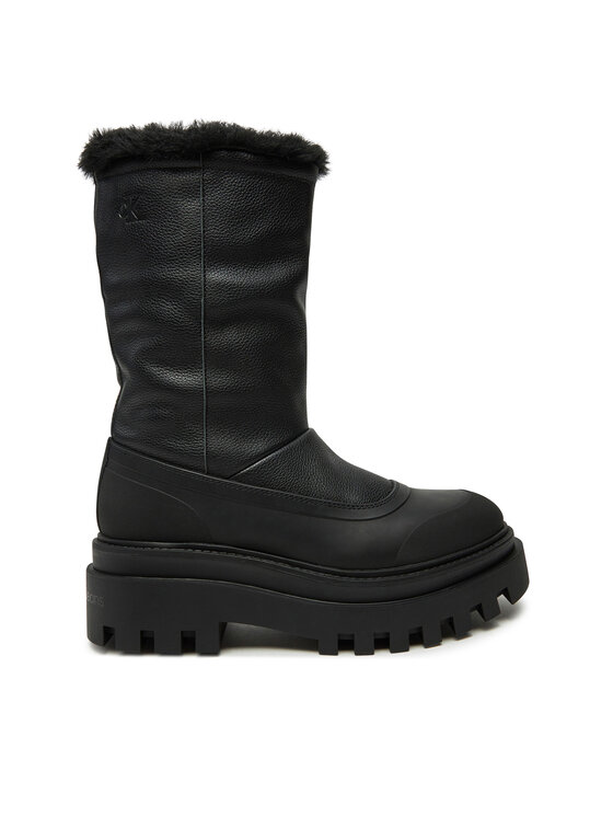 Calvin Klein Jeans Stivali da neve Flatform Chelsea Boot Padded YW0YW01558 Nero, taglia : 37
