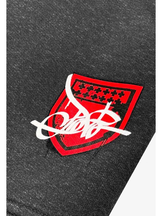 PROSTO. PROSTO. Szorty sportowe Damage Target Czarny Baggy Fit