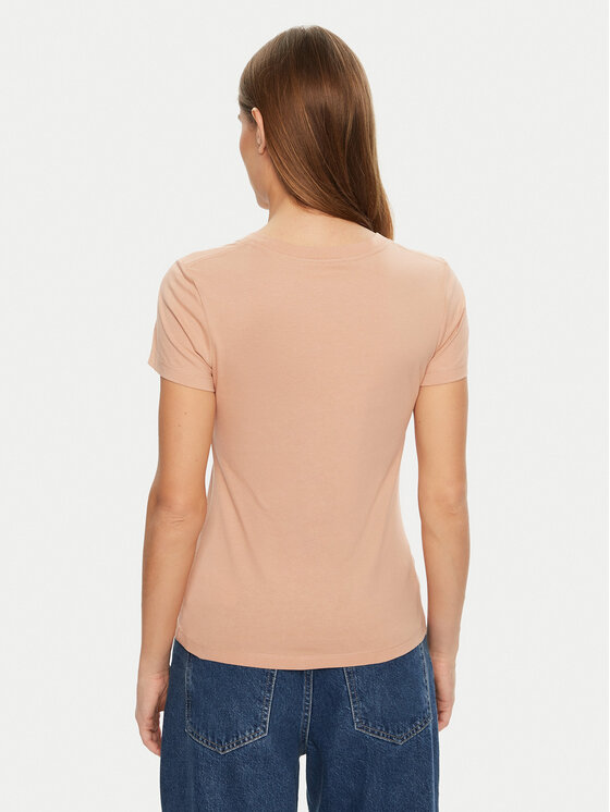 Calvin Klein Jeans Calvin Klein Jeans T-Shirt Institutional Graphic J20J224990 Pomarańczowy Slim Fit