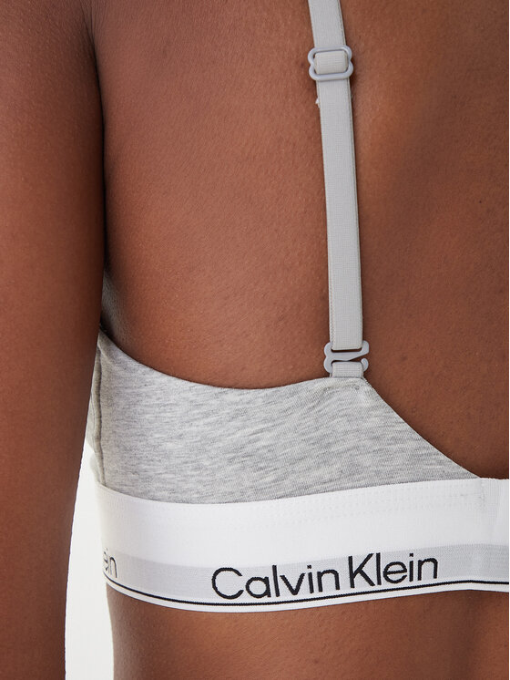 Calvin Klein Underwear Calvin Klein Underwear Podprsenka Bralette LV00QF8498 Šedá