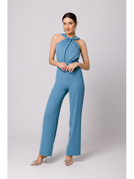 Makover Makover Jumpsuit K164 Blu Regular Fit