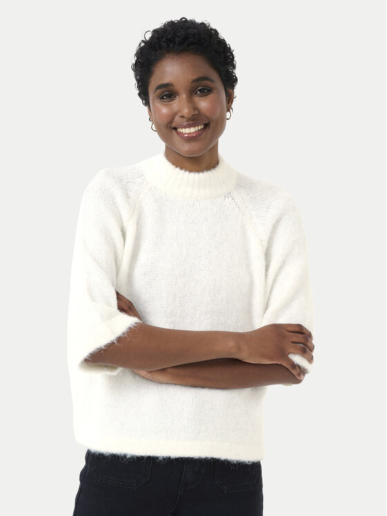 Kaffe Maglione Emilie 10509092 Beige Loose Fit, taglia : XL