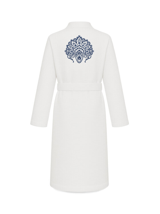 Feba Feba Accappatoio SZL03 Bianco Relaxed Fit